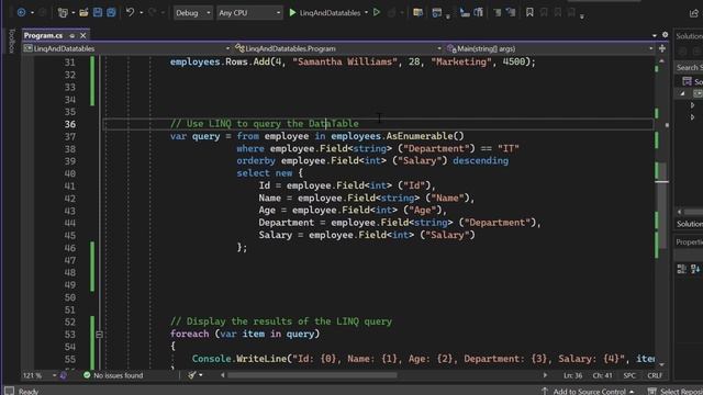 How to use LINQ in DataTable in C#! - Get Started Quick! смотреть онлайн