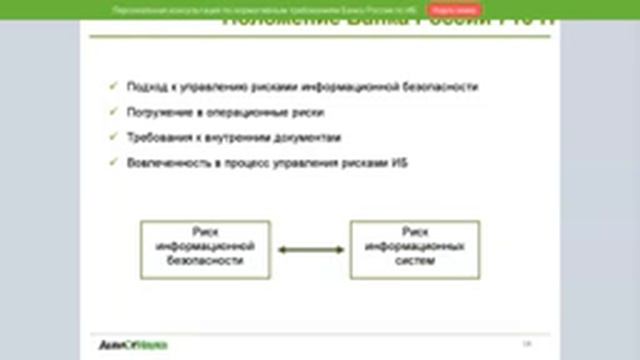 ВЕБИНАР: ОБЗОР НОРМАТИВНЫХ ТРЕБОВАНИЙ БАНКА РОССИИ ПО ЗАЩИТЕ ИНФОРМАЦИИ смотреть онлайн