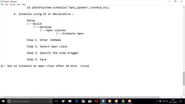 #29.SALESFORCE--ScheduleApex/VL INFOTECH смотреть онлайн