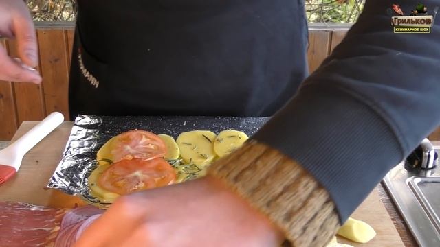 Картофельная запеканка с беконом | Грильков смотреть онлайн