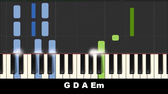 Alvaro Soler - Sofia - Easy Chords & Melody Piano Tutorial - How To Play смотреть онлайн