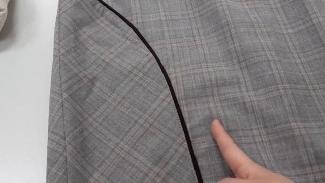 Кант в рельефах юбки. #кант #рельефы  #юбка