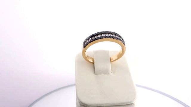 Rose Gold Diamond Ring With Black Diamonds смотреть онлайн