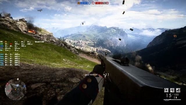Battlefield 1 Intel Core i5-9600K + GTX 1060 6GB смотреть онлайн