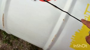 отличная идея из 200 литровой бочки из под машиной масло