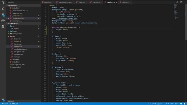 SASS & CSS Course #12 - Media Queries Part 2 смотреть онлайн