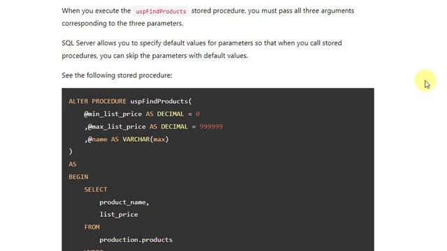 | SQL Server - 2nd Course | - | Stored Procedures - With Input and Output Parameters| смотреть онлайн