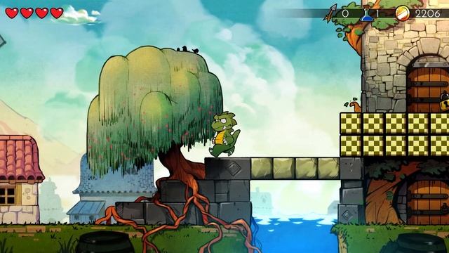Прохождение игры : Wonder Boy - The Dragon's Trap . PC . Windows . Вторая часть. смотреть онлайн
