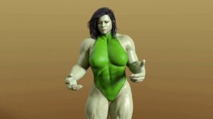 Tatiana as She Hulk Transformation Muscle Growth Trailer