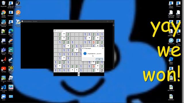 I Programmed Minesweeper In Python With Tkinter смотреть онлайн