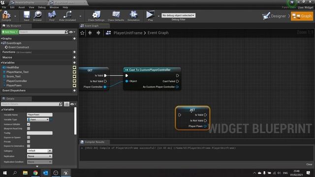 Unreal Engine 4 Tutorial - Online Multiplayer Part 9: Player Unit Frame смотреть онлайн