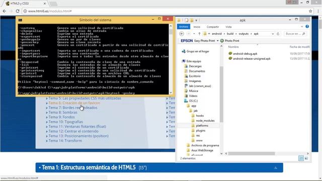 4. Cómo FIRMAR y CREAR de una app híbrida (fichero APK FINAL) ? con Apache CORDOVA ✅ смотреть онлайн