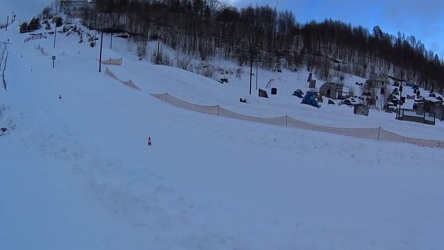 ВАТРУШКИ. Северный склон. Токсово. Спуск со склона / Downhill смотреть онлайн