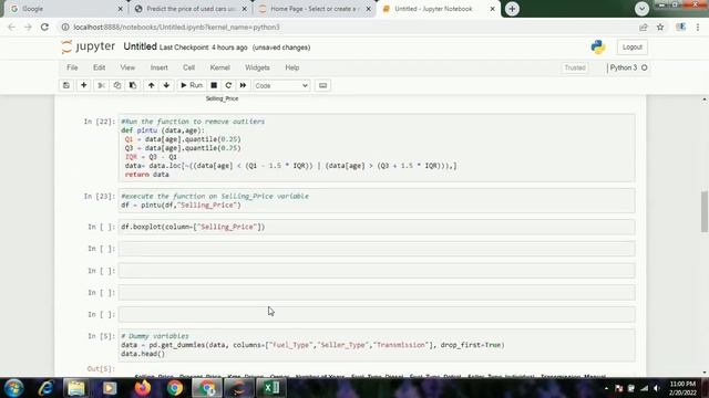 Price Prediction using Scikit learn linear regression improve accuracy using outlier treatment смотреть онлайн