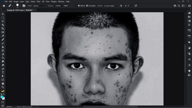 How to Enable “X-Ray” to Remove Blemishes in Photoshop | 1-minute Tutorial смотреть онлайн