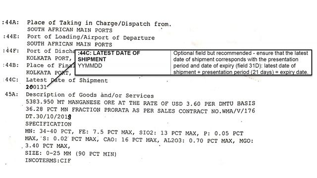 MT 700 Swift Message Type: Issuance of a Letter of Credit смотреть онлайн