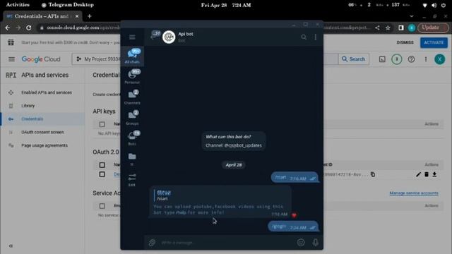 Upload Files To Gdrive Using Telegram Bot | Google Drive Telegram Bot #gdrivebot #telegrambot