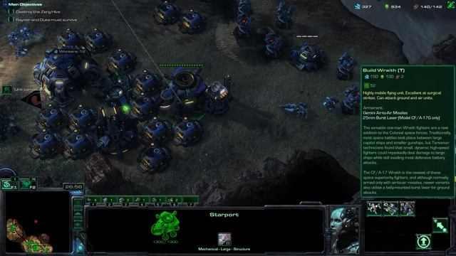 StarCraft: Mass Recall V7.0 Terran Campaign Mission 7s - Biting the Bullet смотреть онлайн