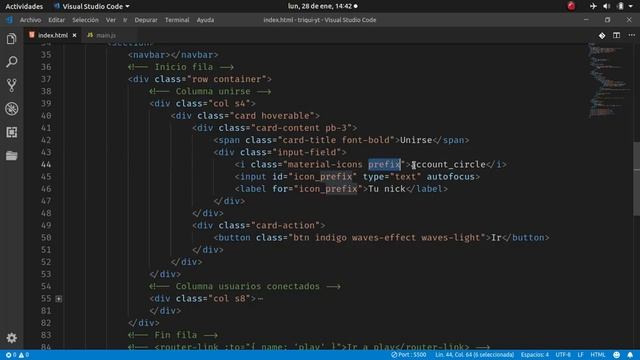 4 Vuejs - Socket.IO | Juego del triqui/gato: Creación vista Home смотреть онлайн