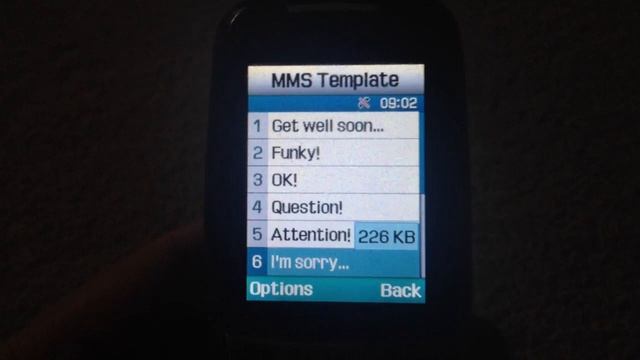 Samsung SGH-D600 - MMS Templates смотреть онлайн