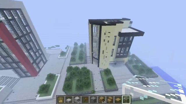 Minecraft - Modern City Map Presentation and Download смотреть онлайн