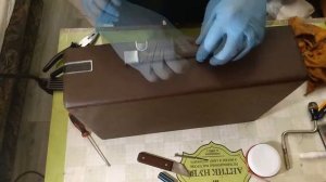 Реставрация патефона 1950-х | Переборка механизма, реставрация корпуса патефона СССР