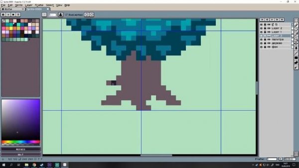 Рисуем пиксель-арт графику для своей игры на RPG maker (Aseprite)