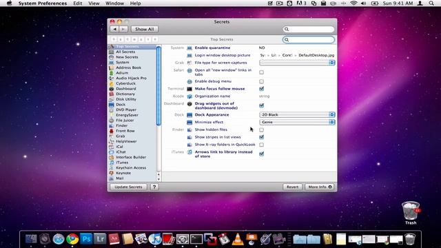 Secrets-Mac OSX SL Tutorials