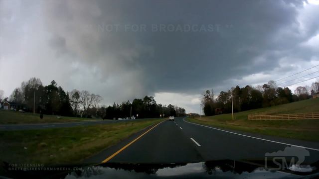 3-18-21 Charlotte, NC - Tornado Warned Storm смотреть онлайн