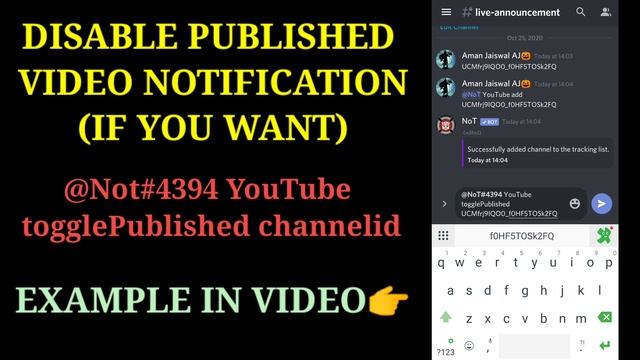 Setup Not Bot Discord | Stream Alert Bot 2021 | Youtube Live Notification Discord Bot смотреть онлайн