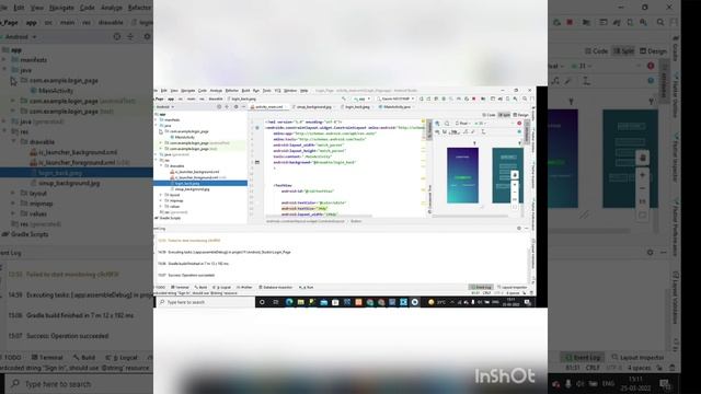 Easy Login and Register UI Design Android Studio XML || Sign in / Sign up UI смотреть онлайн