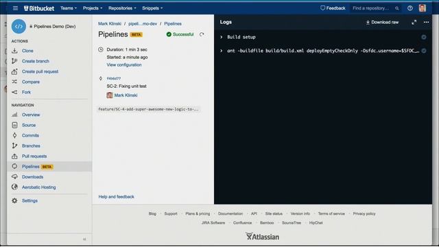 Salesforce Deployments Made Easy with Bitbucket Cloud Pipelines смотреть онлайн
