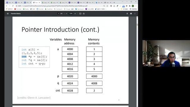 Parameters & Pointers and Dynamic Arrays смотреть онлайн