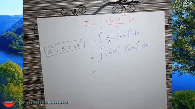 Astuce pour calculer l'intégrale de ln²(x)/x. смотреть онлайн