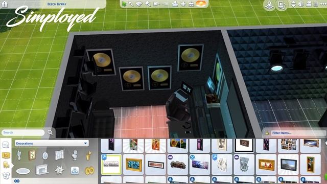 The Sims 4: Room Build || Music Studio смотреть онлайн