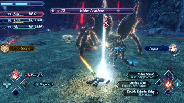 Xenoblade 2 - Elder Arachno Boss Fight #8 смотреть онлайн