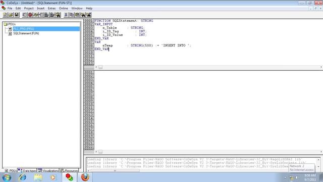 WAGO-I/O-PRO (CODESYS 2.3): MySQL Database Data Logging смотреть онлайн