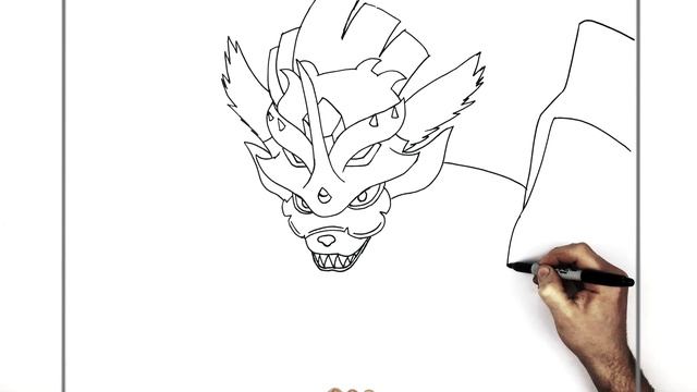 How To Draw Kurama Susanoo Armour | Step By Step | Naruto смотреть онлайн