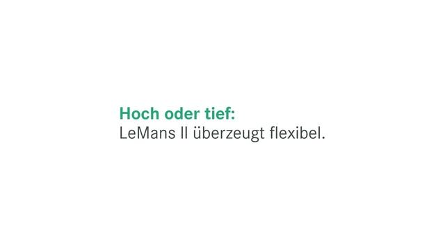 LeMans II - Einer Langen Tradition Gewidmet.