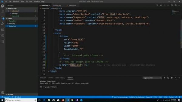 HTML iframe tag | HTML Tutorial For Beginners #12