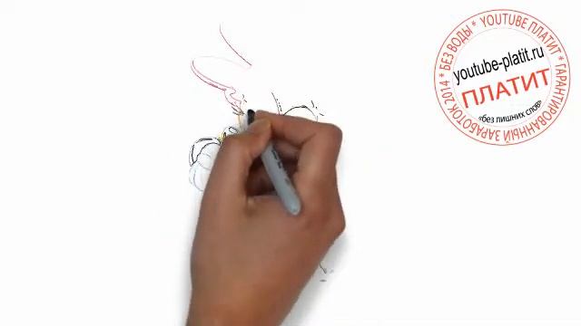 Как нарисовать Минни карандашом поэтапно смотреть онлайн