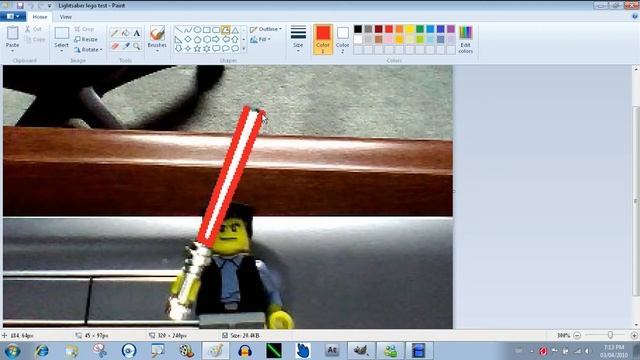 lightsaber tutorial on paint смотреть онлайн
