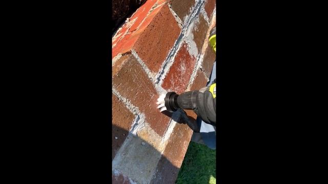 How To Remove Cement Residue From Bricks. The Best Method Is The Grinder. смотреть онлайн