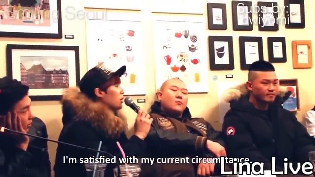 (Озвучка By.Lina Live)Недопонимание между B-FREE & Rap Monster,Suga