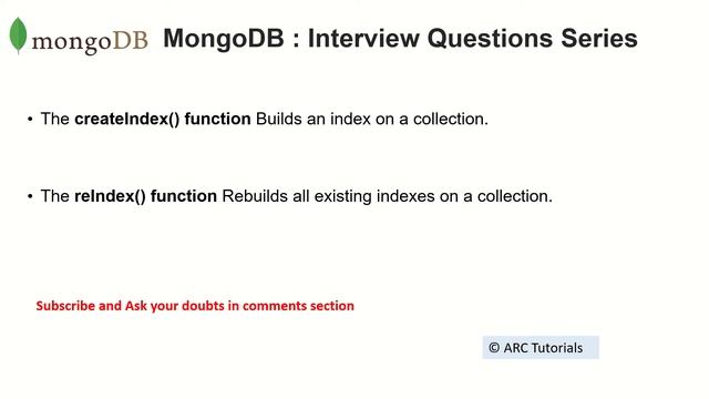 Mongodb Interview Questions - Part #3 | MongoDB Tutorial For Beginners смотреть онлайн