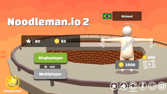 Noodleman.io 2 - Richard Game Off смотреть онлайн