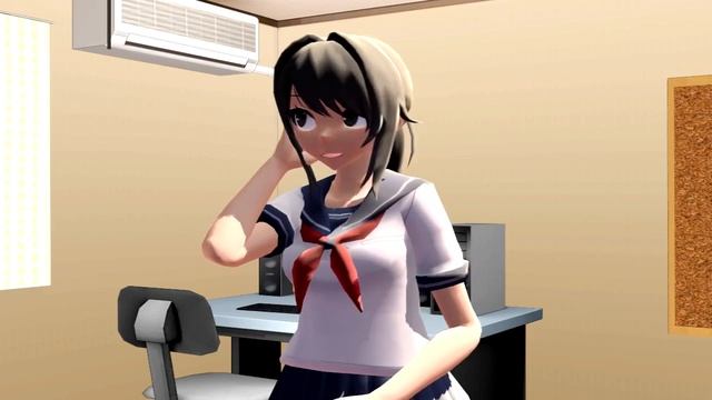 【MMD x Yandere simulator】I'm home alone смотреть онлайн