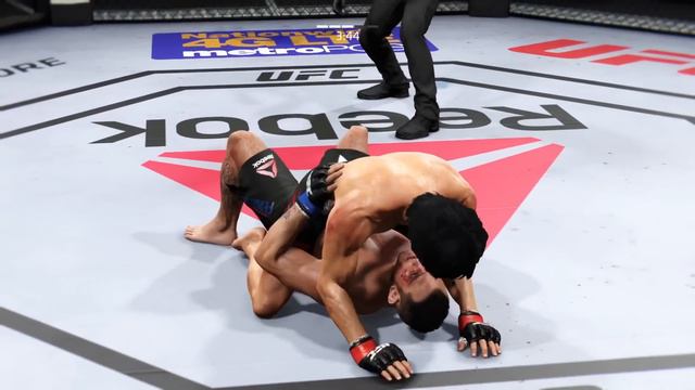Bruce Lee vs. Tony Ferguson (EA Sports UFC 2) - CPU vs. CPU смотреть онлайн