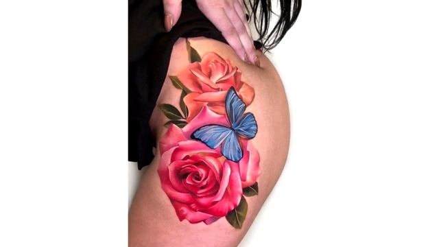 50 Cute Thigh Tattoo Designs /Women Tattoo Ideas/ Tattoo Ideas /  Tattoo 2022