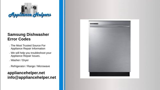 samsung dishwasher error codes смотреть онлайн